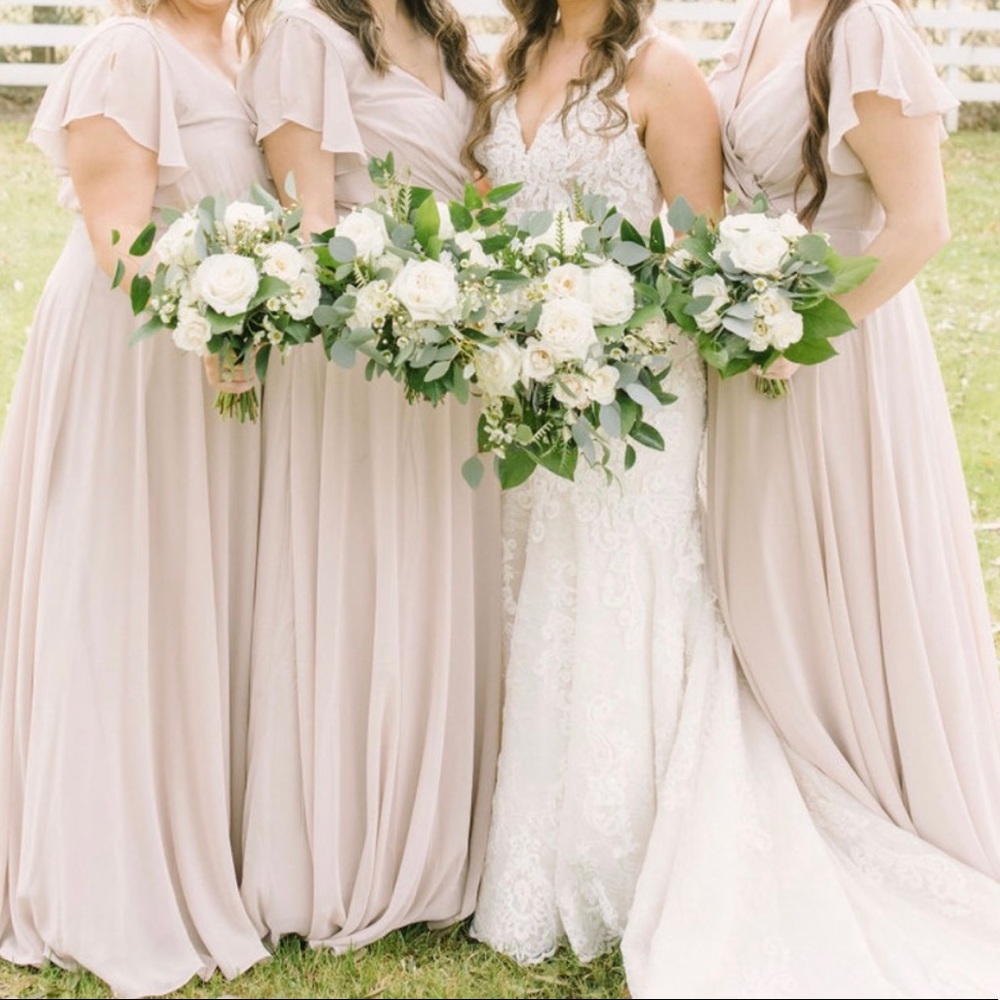 David’s bridal bridesmaid dress